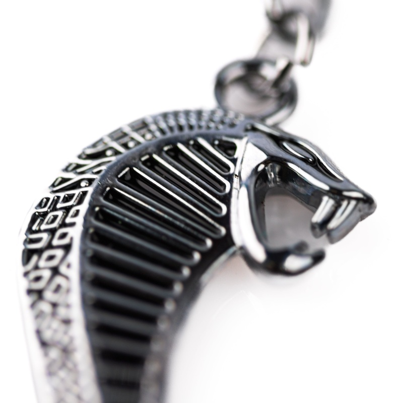 Metal Cobra Keychain