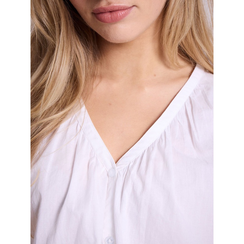 Chemise coton Grace|Blanc pur|XS|S|M|L