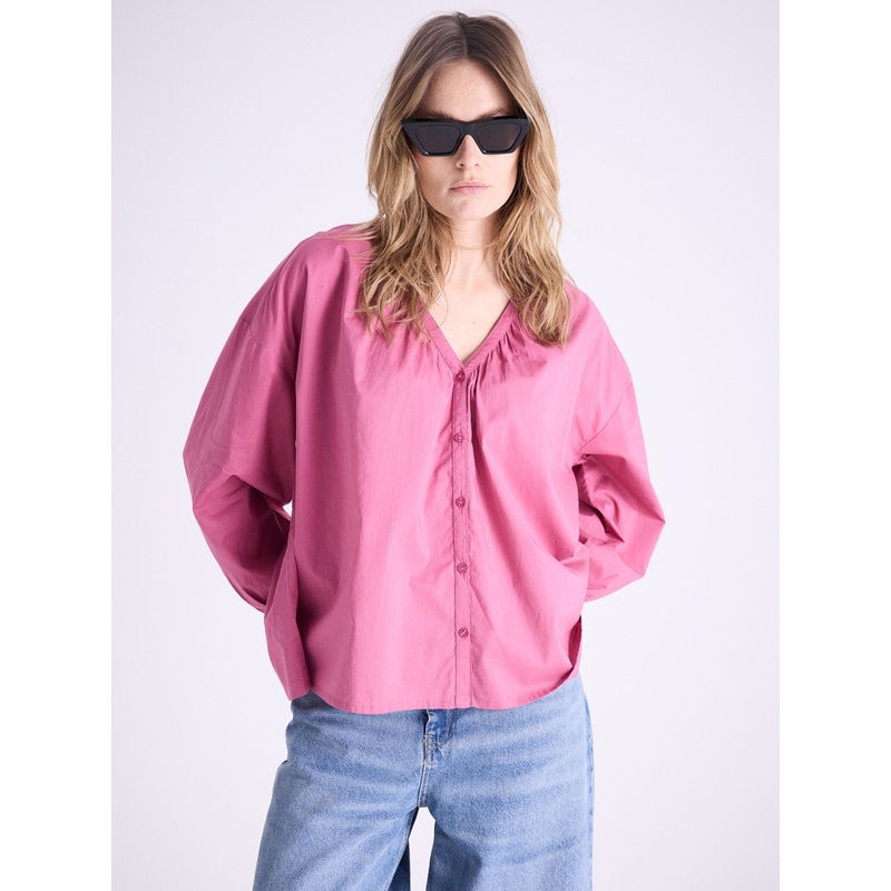 Chemise coton Grace|Crushed berry|XS|S|M|L