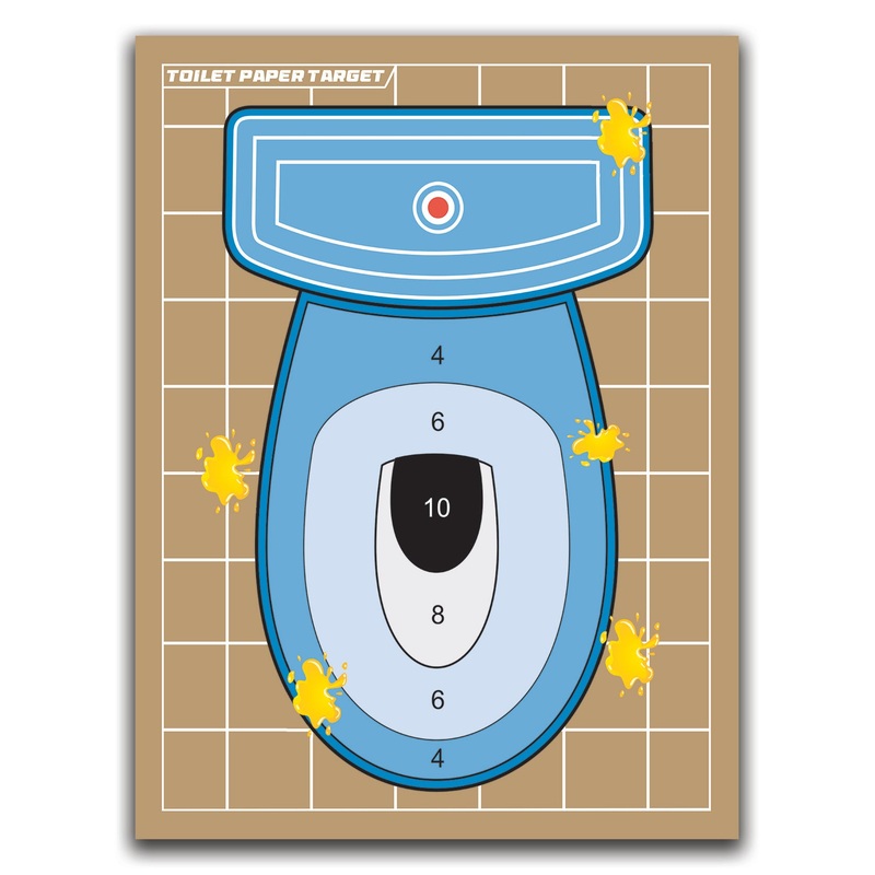 Toliet Paper Target! – Novelty Shooting Target 18×24