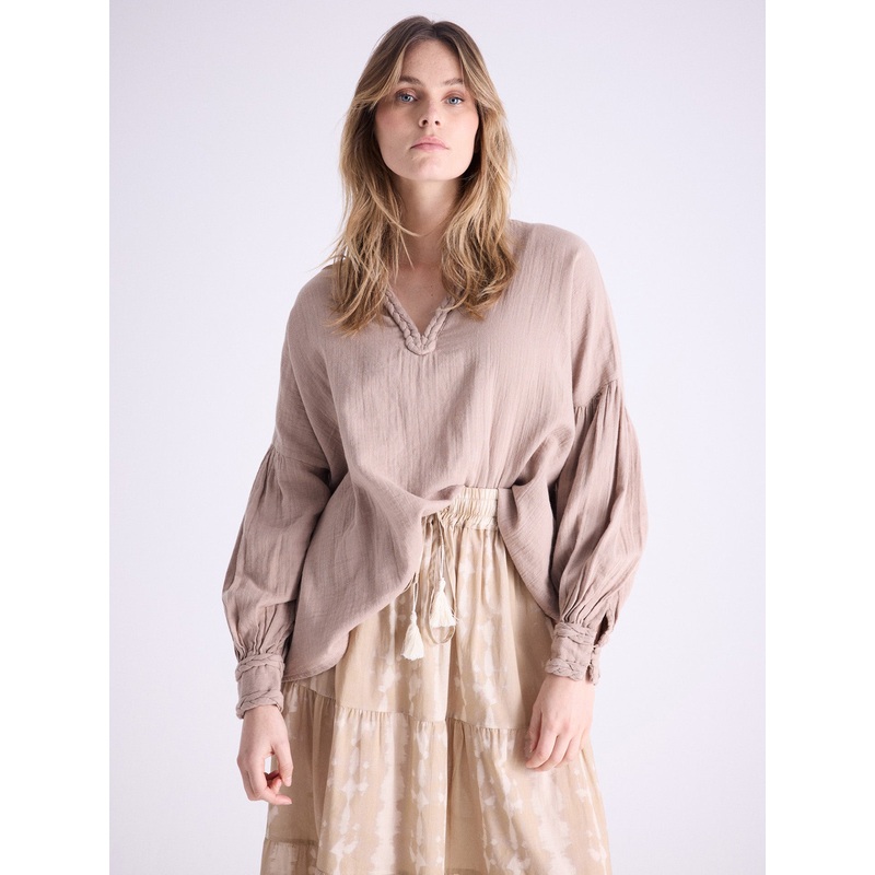 Blouse coton Clovis|Natural|S|M|L