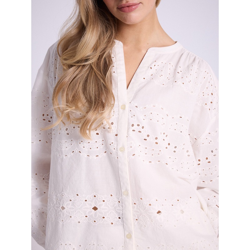 Chemise coton Cleon|Blanc pur|XS|S|M|L
