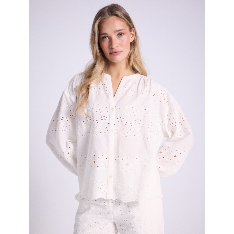 Chemise coton Cleon|Blanc pur|XS|S|M|L