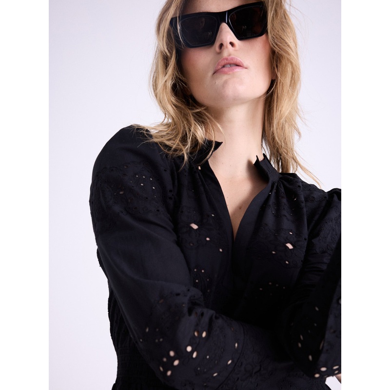 Robe coton Oden|Noir|XS|S|M