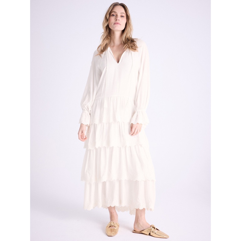 Robe Jazila|Blanc pur|XS|S|M