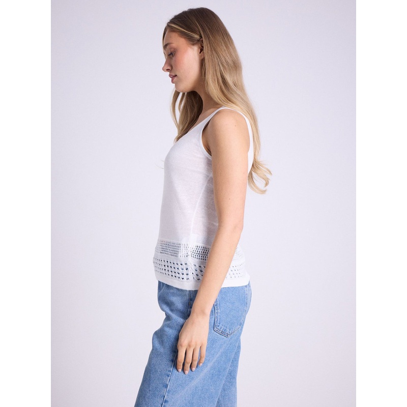 Dbardeur lin Andis|Blanc pur|S|M|L