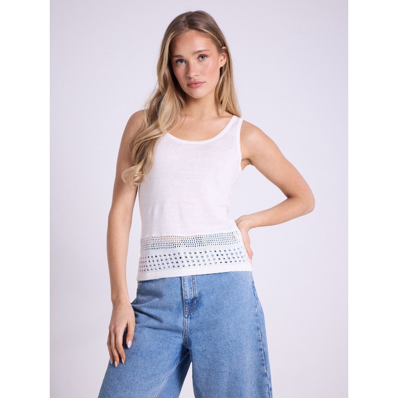 Dbardeur lin Andis|Blanc pur|S|M|L