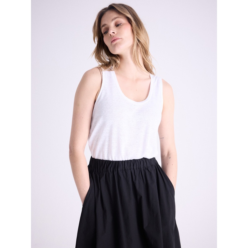 Dbardeur lin Yana|Blanc pur|S|M|L