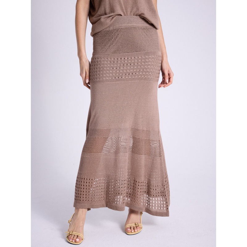Jupe lin Aspala|Toasted nut|S|M|L