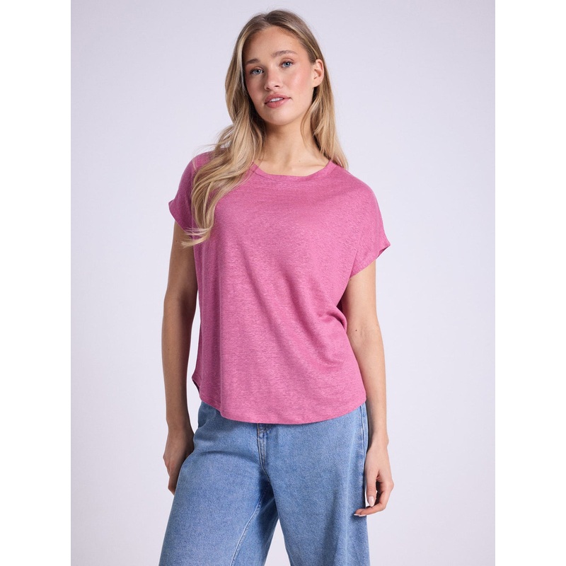 T-shirt lin Zoe|Crushed berry|S|M|L