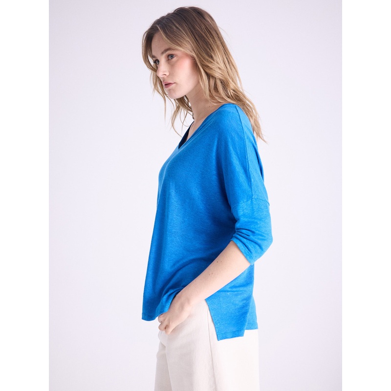 T-shirt poncho lin Emilie|Electric|XS/S|S/M|L/XL