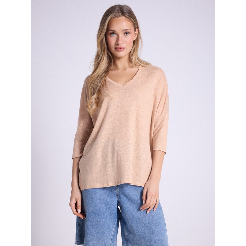 T-shirt poncho lin Emilie|Ginger|XS/S|S/M|L/XL
