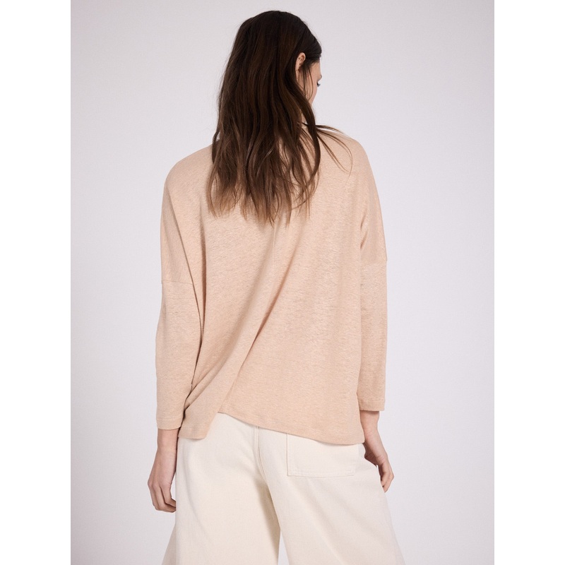 Blouse lin Nancey|Ginger / camel|S|M|L|XL