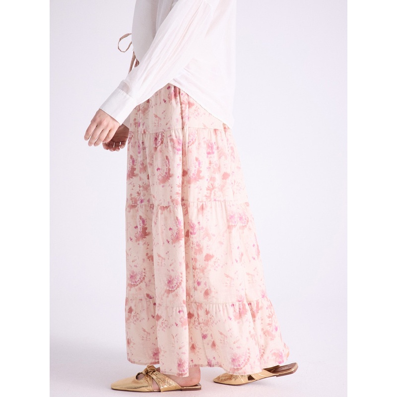 Jupe coton Elira|Fleurs seches|S|M|L