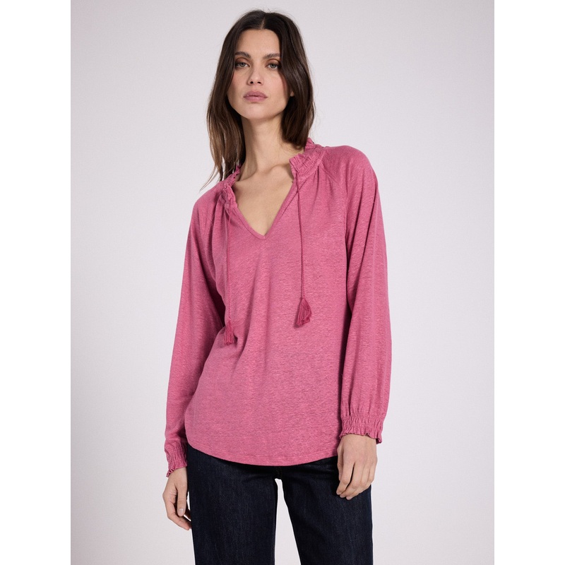 T-shirt lin Minos|Crushed berry|S|M|L