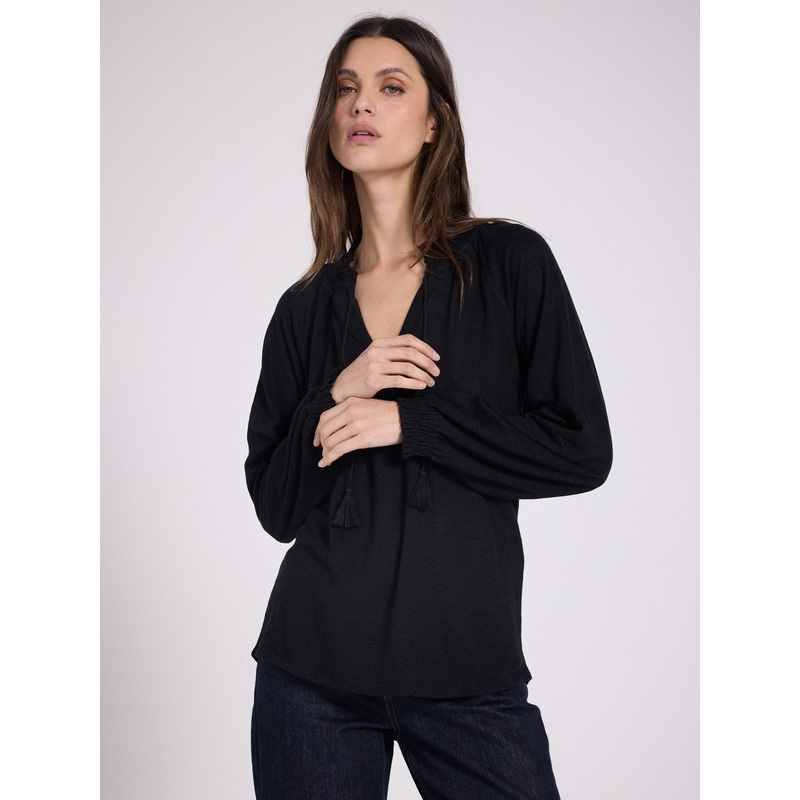 T-shirt lin Minos|Noir|S|M|L