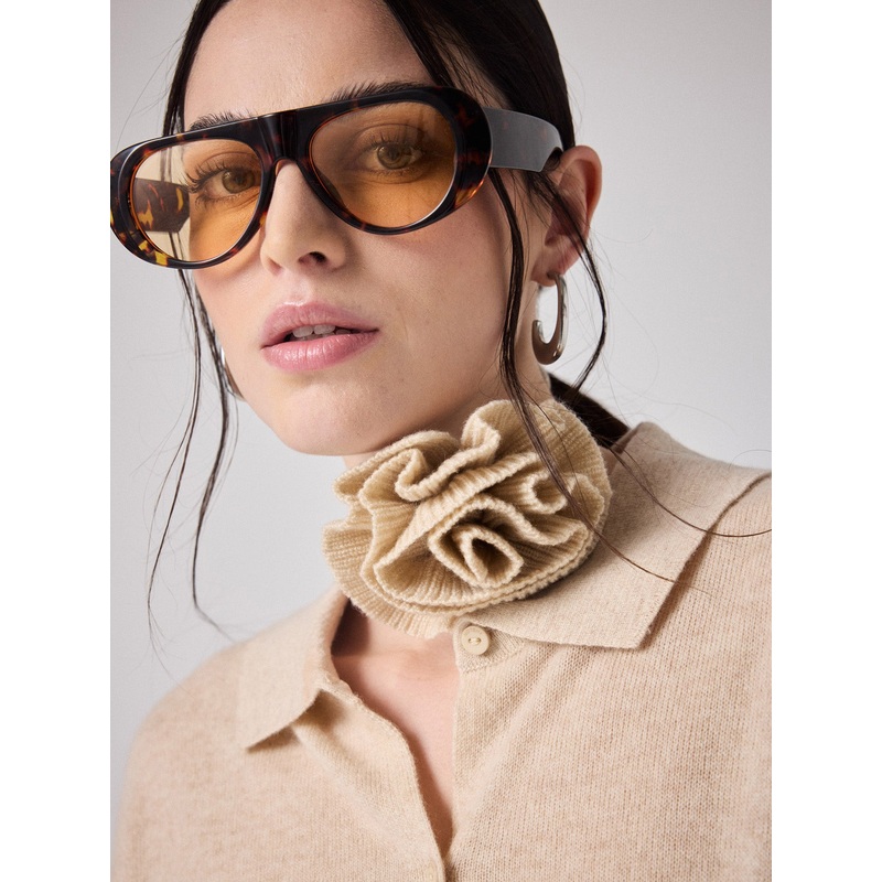 Fleur cachemire Paloma|Beige chin|TU