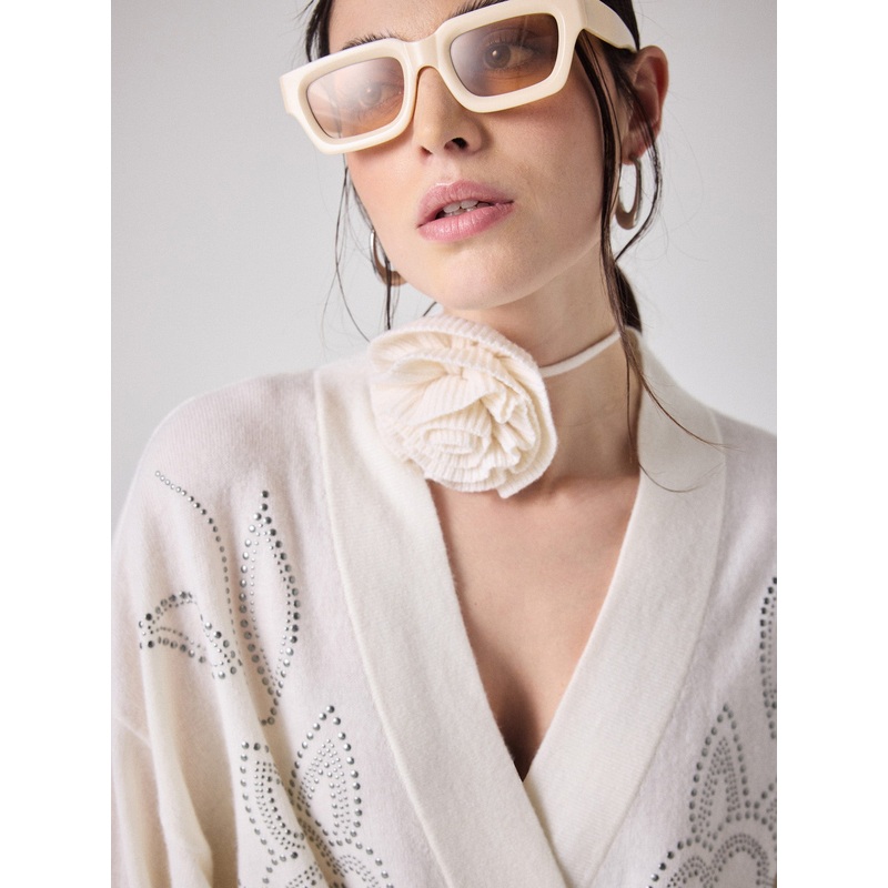 Fleur cachemire Paloma|Ecru|TU