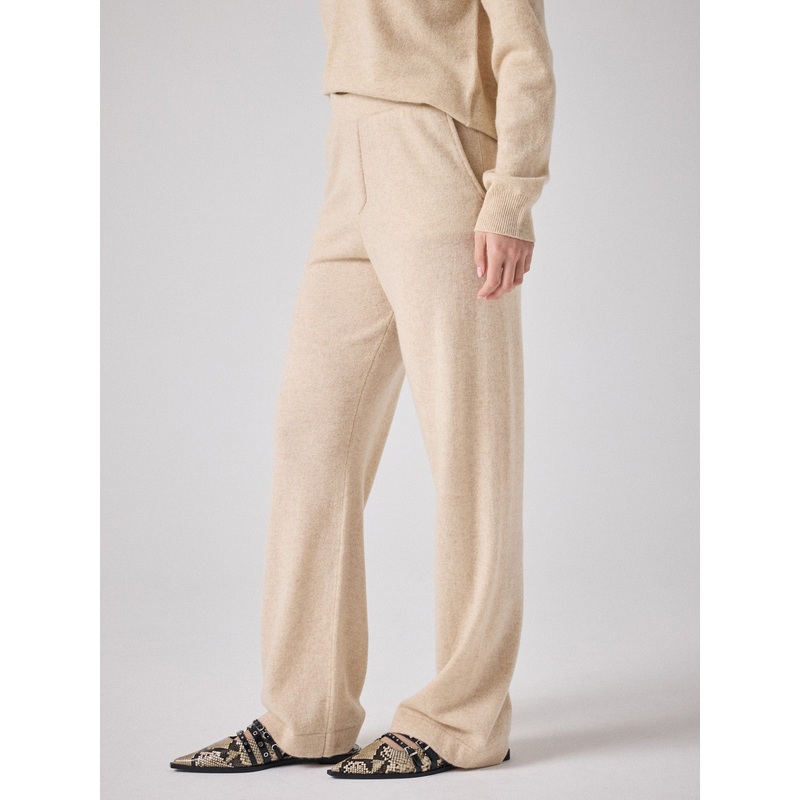 Pantalon cachemire Dulcina|Beige chin|S|M|L