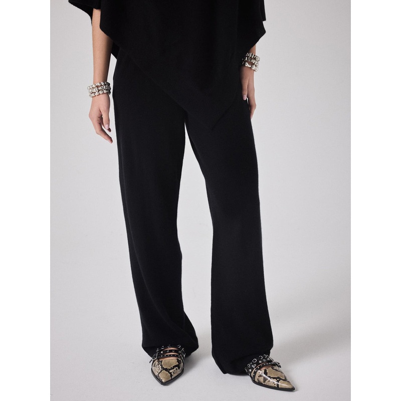 Pantalon cachemire Dulcina|Noir|S|M|L