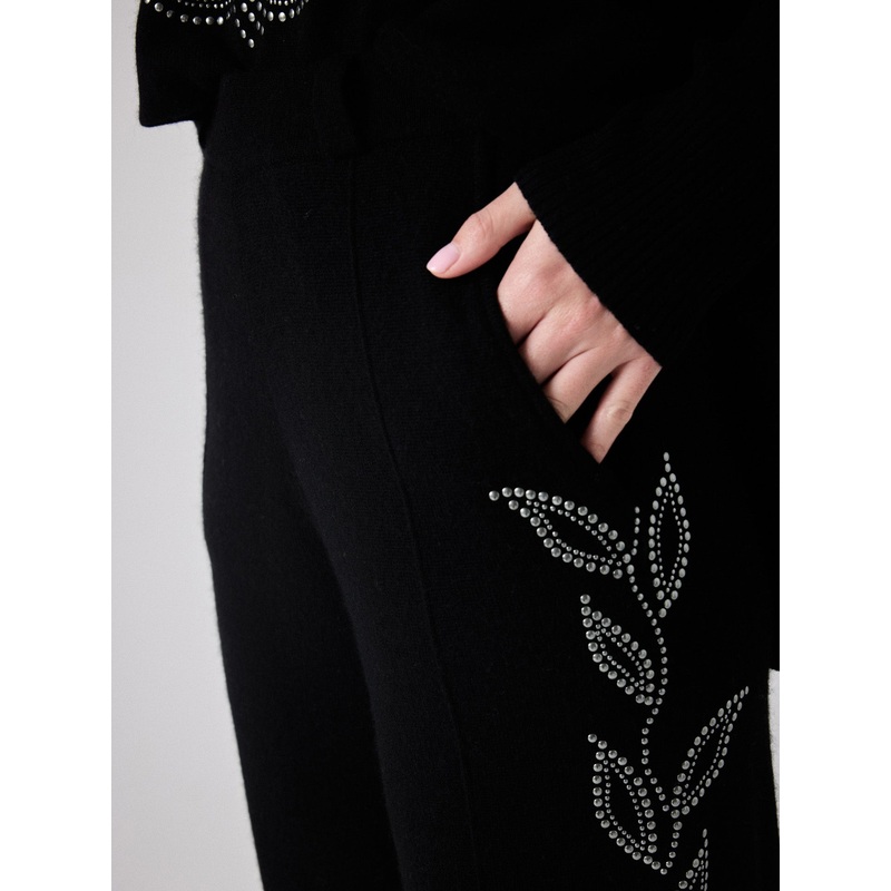 Pantalon cachemire laine Helene