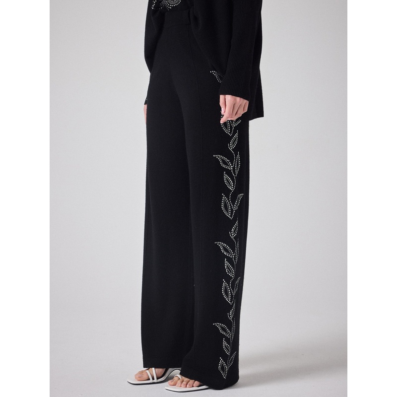 Pantalon cachemire laine Helene