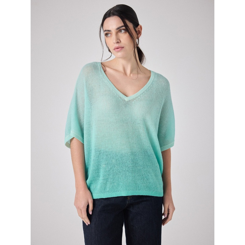T-shirt cachemire light Nyxo|Agave / ice|S|M|L
