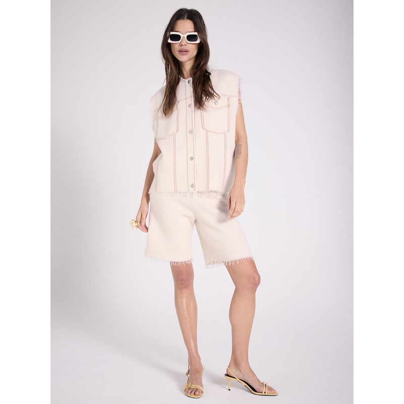 Veste sans manches cachemire Elesa