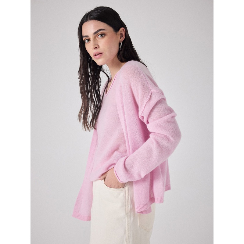 Cardigan cachemire light dipe