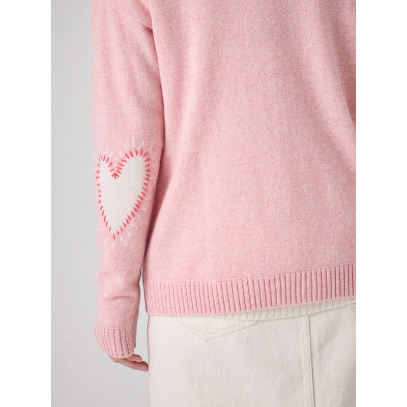 Cardigan cachemire Rose|Fairy / ecru|S|M|L