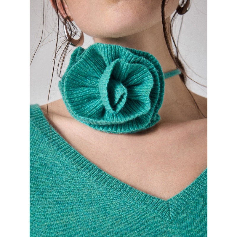 Fleur cachemire Paloma|Deep mint|TU