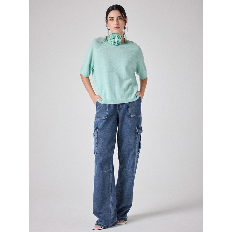 Fleur cachemire Paloma|Ice|TU