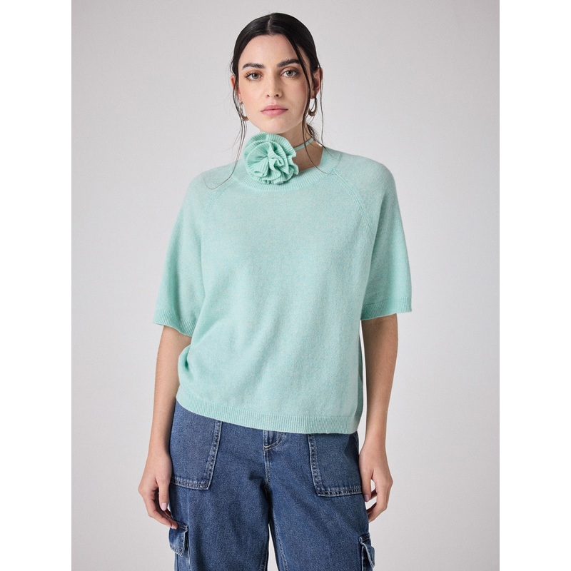 Fleur cachemire Paloma|Ice|TU