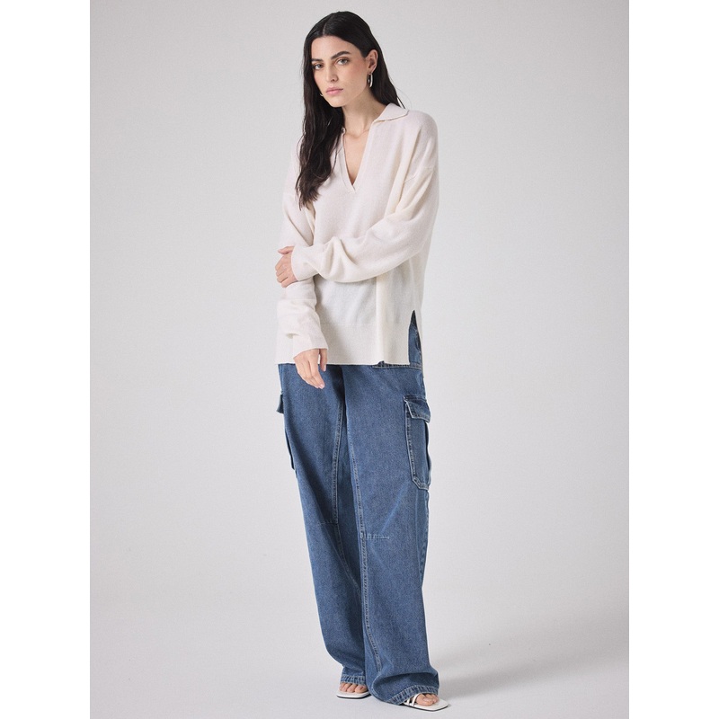 Pull cachemire Romeo|Ecru|S|M|L