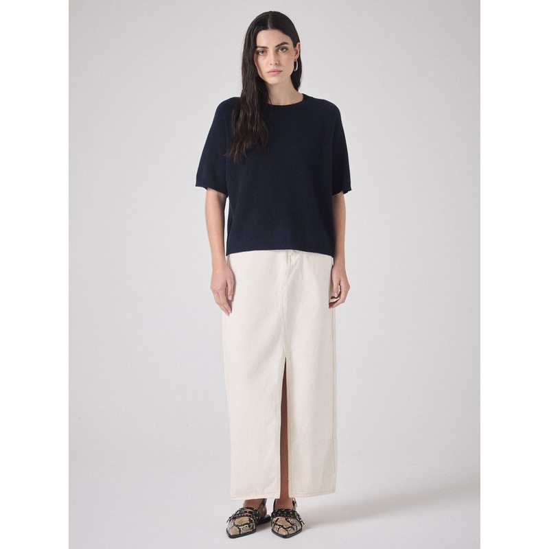 T-shirt cachemire Loona|Marine|S|M|L|XL