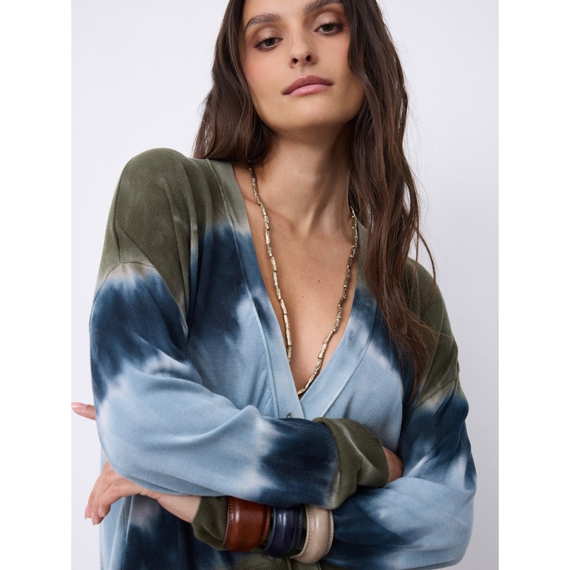 Cardigan Moki|Ash / tourmaline|S|M|L