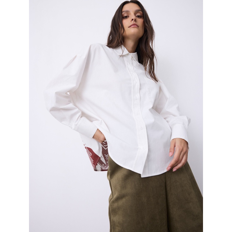 Chemise coton Levi|Ecru / imprime|S|M|L