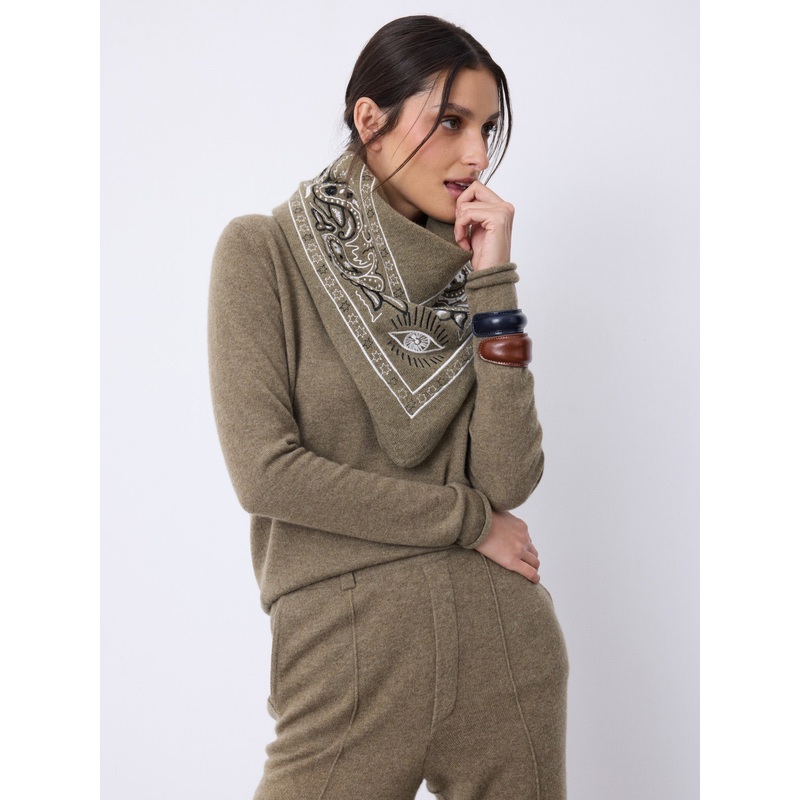 Echarpe cachemire Helen|Thym|TU