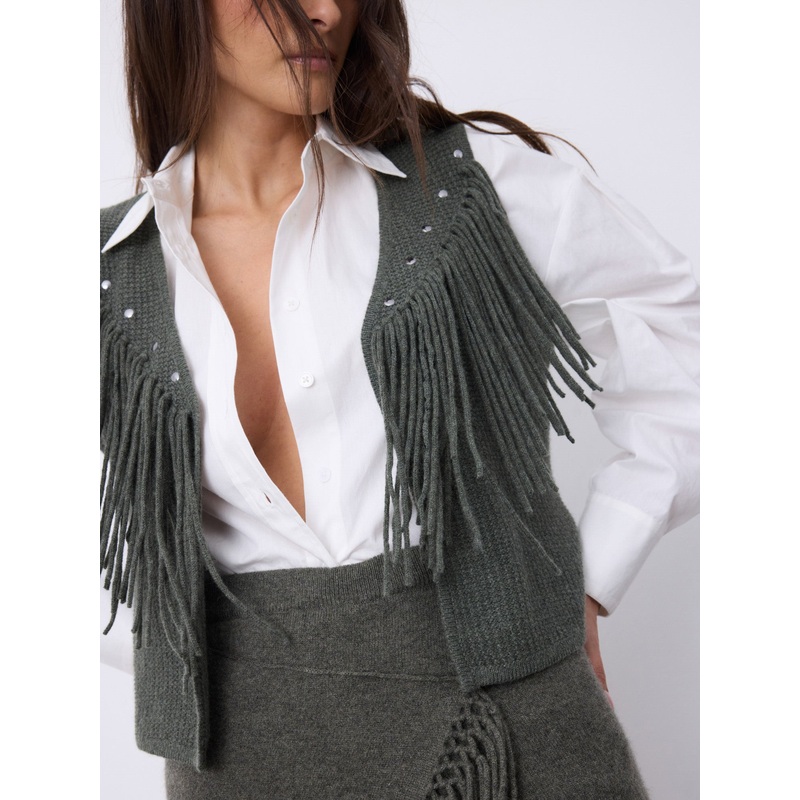 Gilet cachemire Lowen|Ash|S|M|L