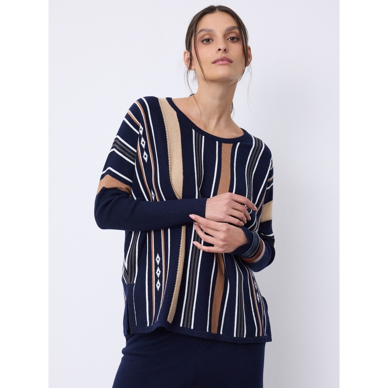 Pull poncho coton cachemire Margot