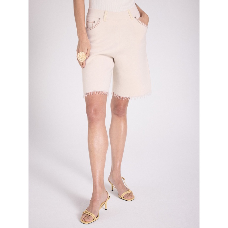 Bermuda cachemire Takis|cru / camel|S|M|L