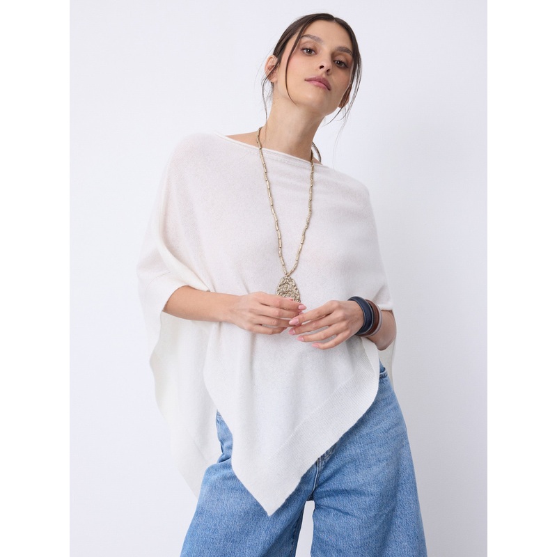 Cape cachemire Auguste|Ecru|TU