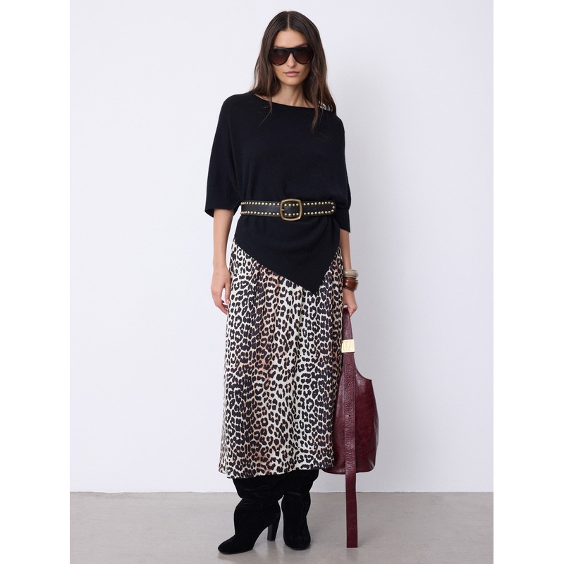 Cape cachemire Auguste|Noir|TU