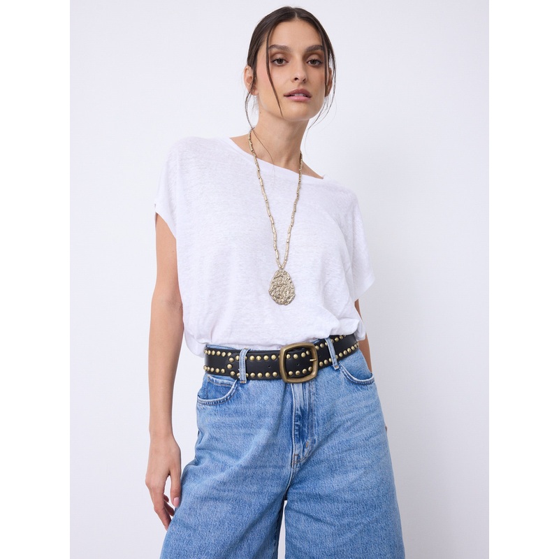 Ceinture cuir Pat|Noir|XS/S|S/M|L/XL