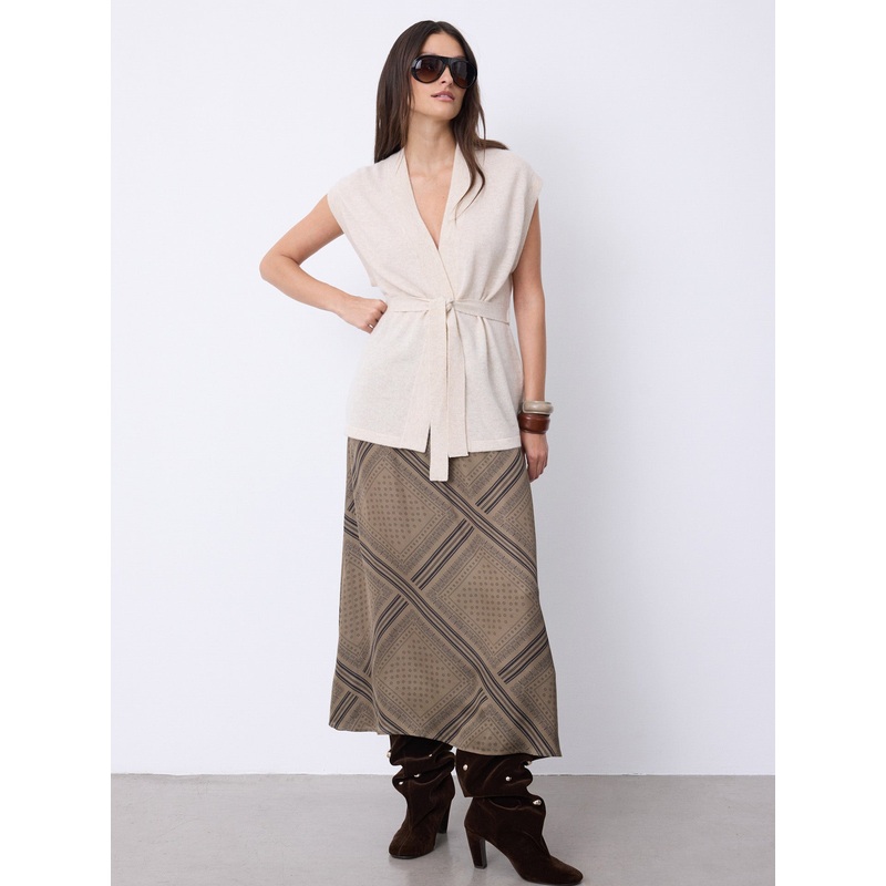 Gilet cachemire Evie|Beige chin|S|M|L