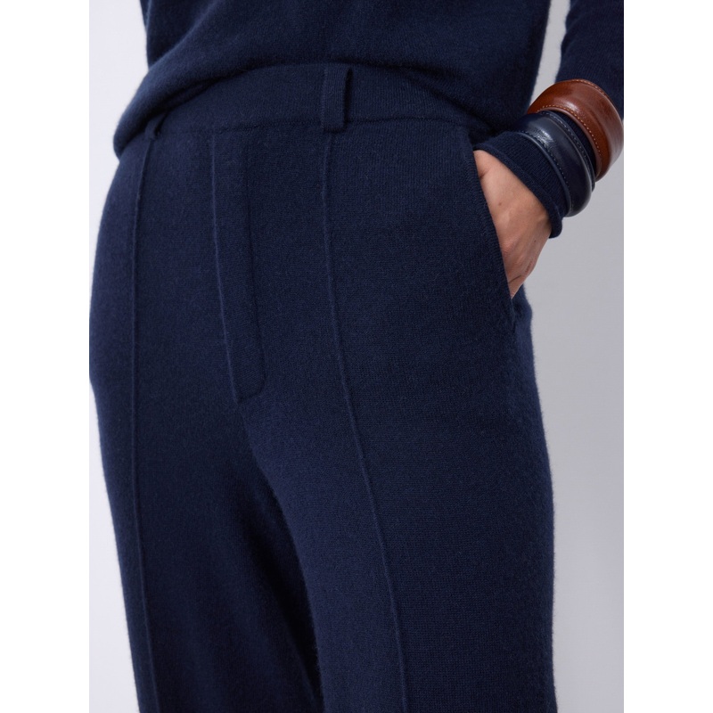 Pantalon cachemire Eliana|Marine|XS|S|M|L