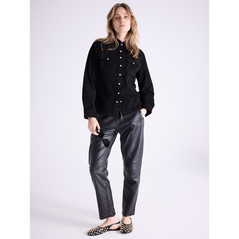 Pantalon cuir Karl|Black|S|M|L