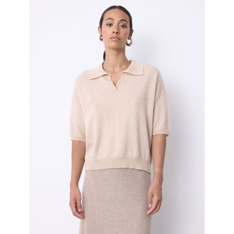 Pull cachemire Myles|Beige chin|S|M|L