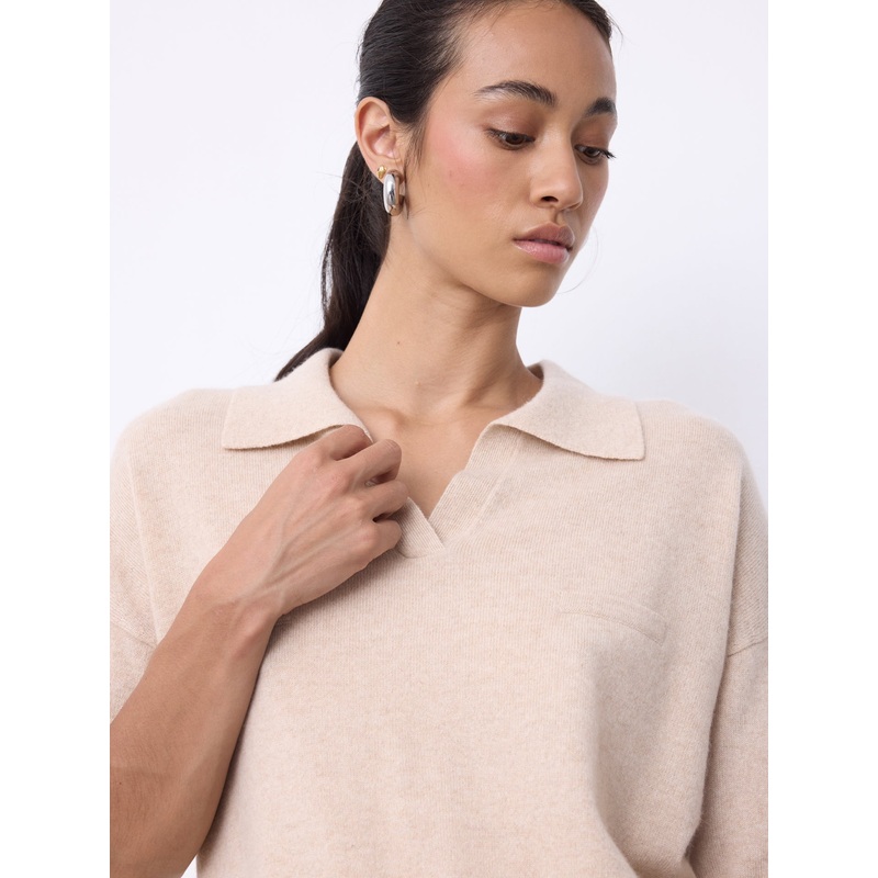 Pull cachemire Myles|Beige chin|S|M|L