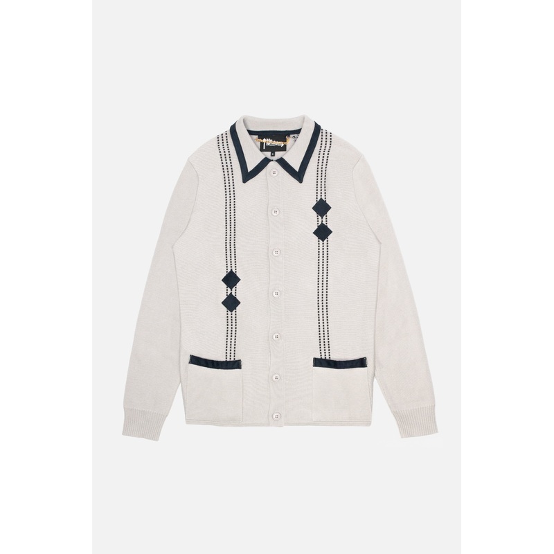 Archive Diamond Dove Grey – Polo Knit